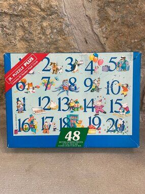 Springbok Junior Animal Number Fun 48 piece puzzle